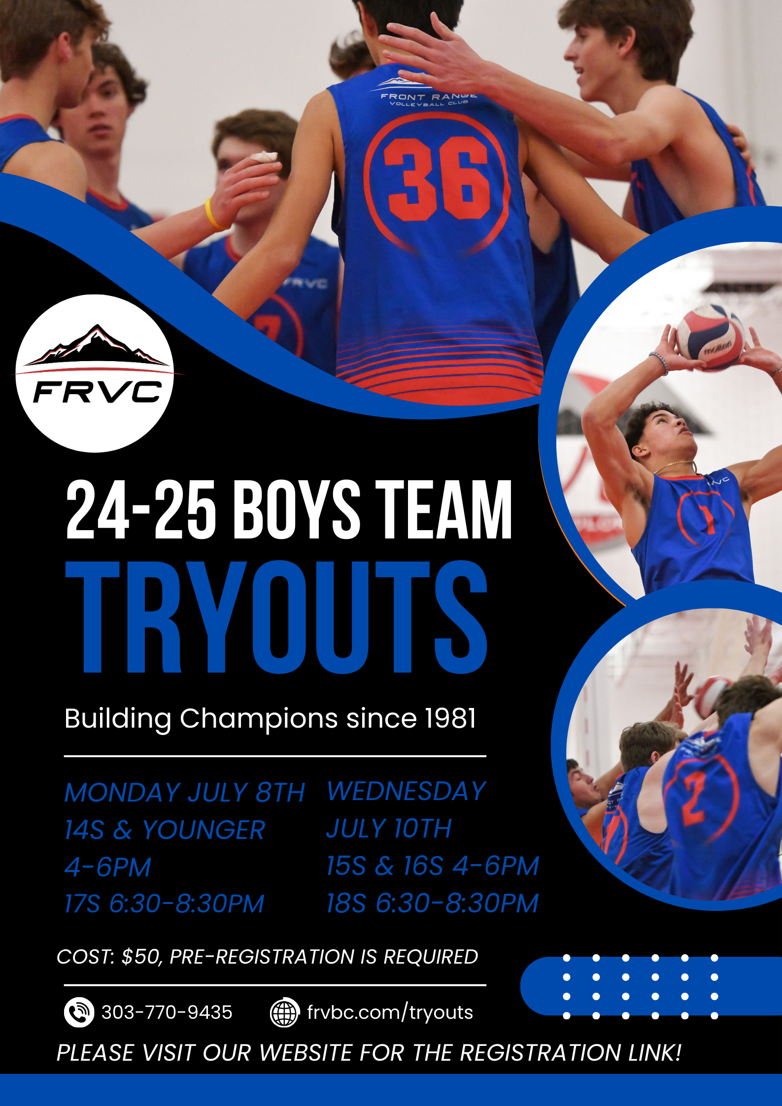24-25 Boys Team Tryouts